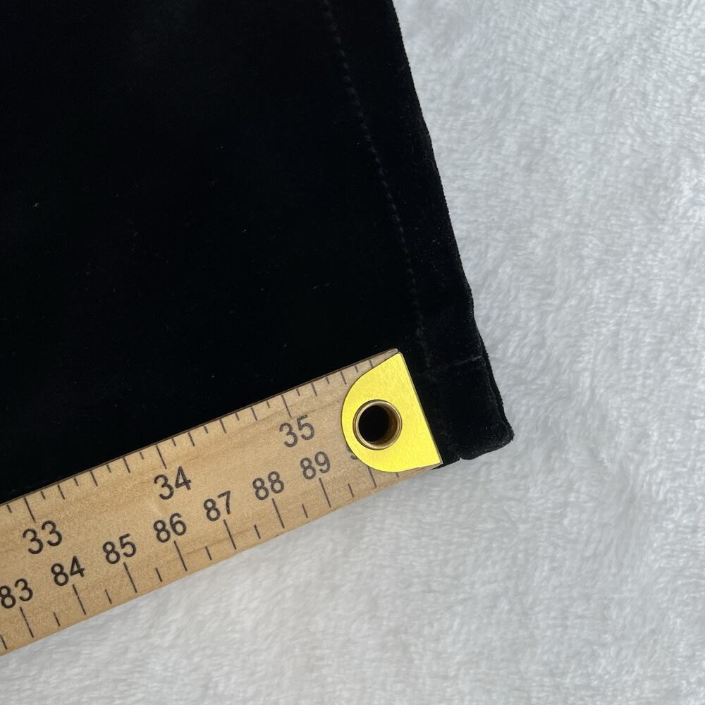 Ralph Lauren Black Label Sz 2 Seth Stretch Velvet Pant Skinny Long Classic - Picture 15 of 16